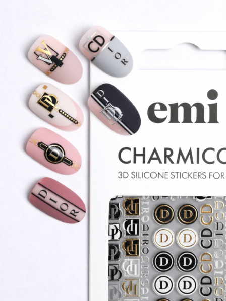 №186 Charmicon 3D Silicone Stickers Логомания