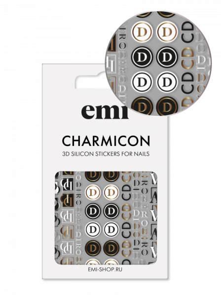 №186 Charmicon 3D Silicone Stickers Логомания