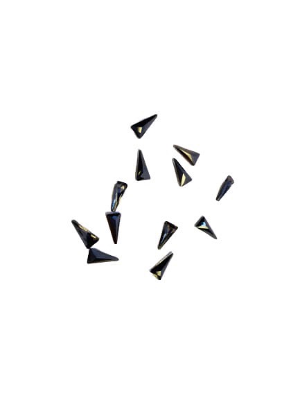 Треугольник 4*8м черный металлик