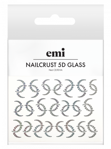 №6 NAILCRUST 5D GLASS Селена