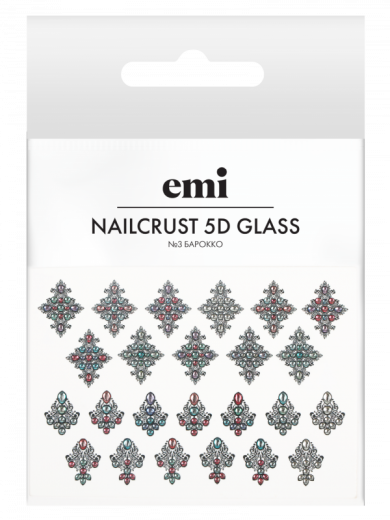 №3 NAILCRUST 5D GLASS Барокко