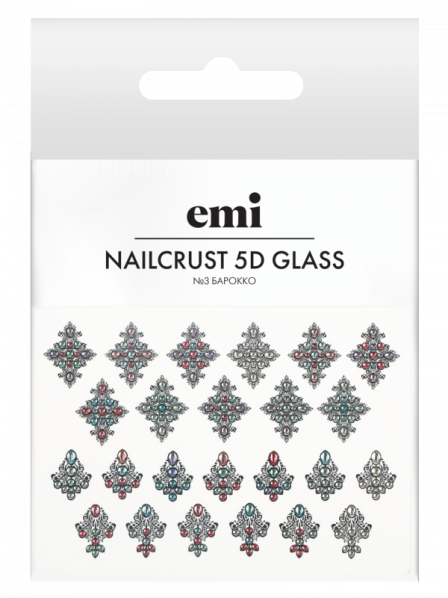 №3 NAILCRUST 5D GLASS Барокко