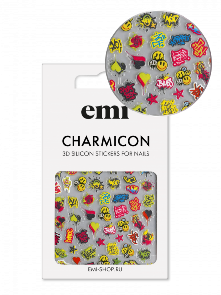 №204 Charmicon 3D Silicone Stickers Граффити