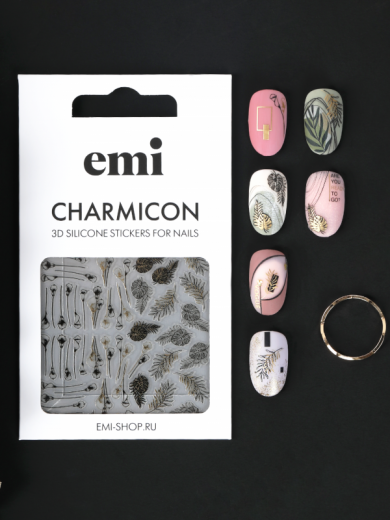 №211 Charmicon 3D Silicone Stickers Тропический сад