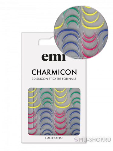 №205 Charmicon 3D Silicone Stickers Яркие лунулы