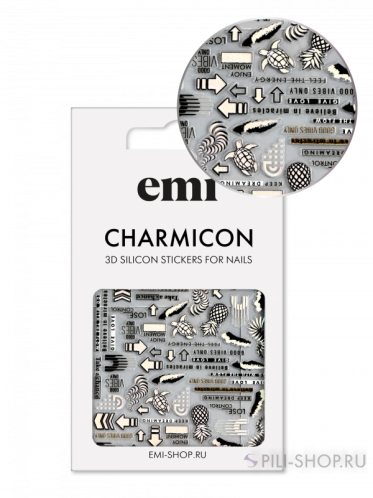 №213 Charmicon 3D Silicone Stickers Мысли
