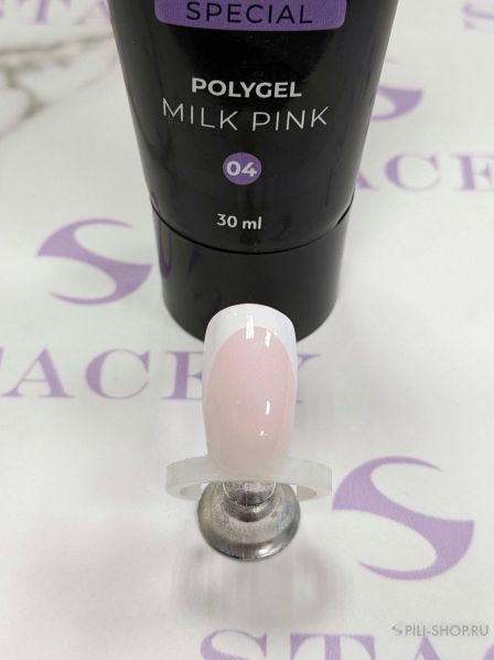 Полигель STACEY Milk Pink 04, 30гр