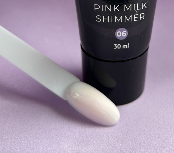 Полигель STACEY Pink Milk Shimmer 06, 30гр