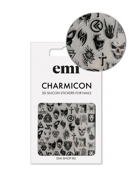 №182 Charmicon 3D Silicone Stickers Готика
