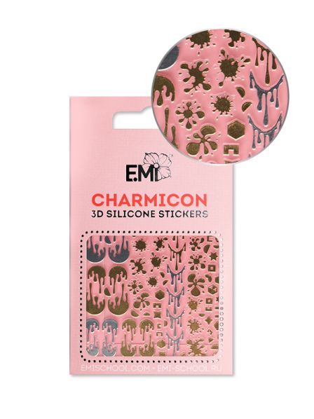 №165 Charmicon 3D Silicone Stickers Абстракция