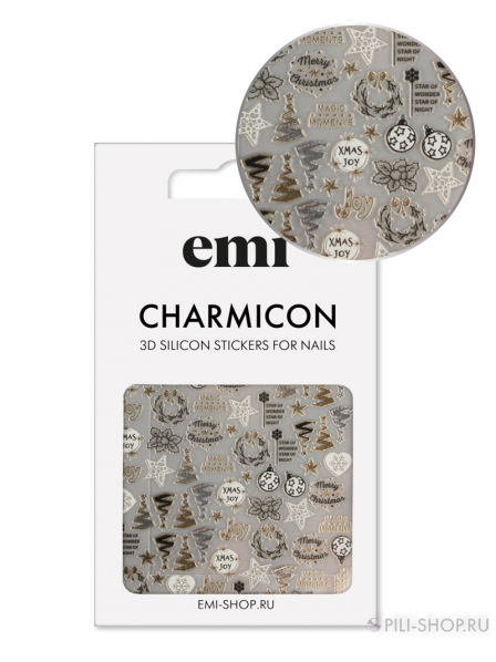 №227 Charmicon 3D Silicone Stickers Моменты праздника
