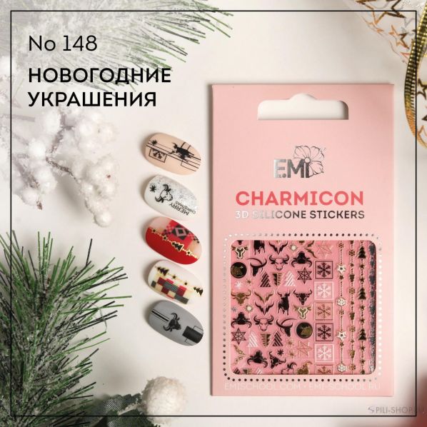 №148 Charmicon 3D Silicone Новогодние украшение