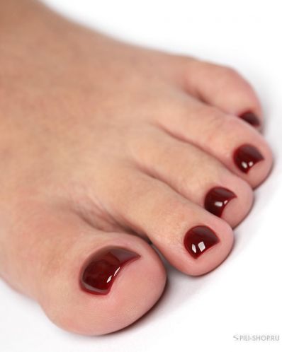 E.MiLac for pedicure Бордовый №11, 9 мл