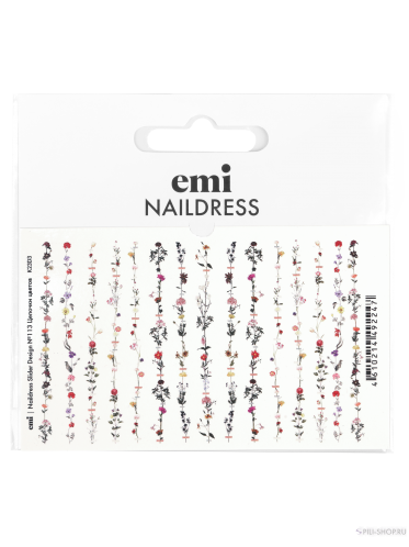 Naildress Slider Design №113 Цепочки цветов