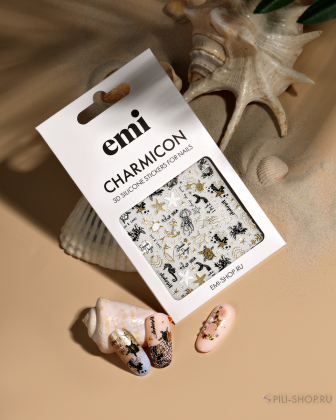 Charmicon 3D Silicone Stickers №251 Мальдивы