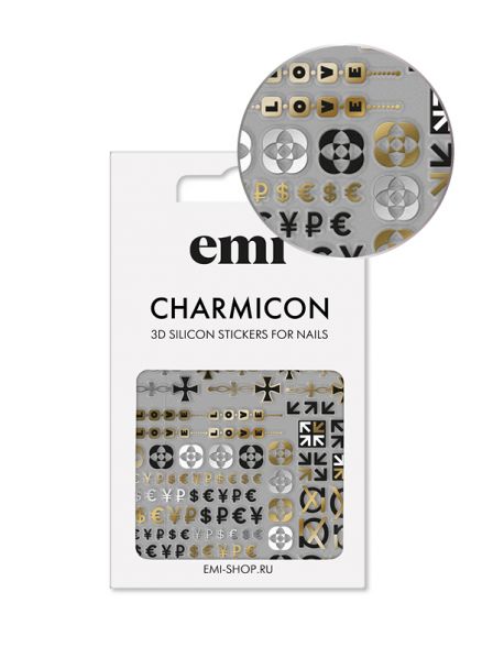№174 Charmicon 3D Silicone Stickers Значки и символы
