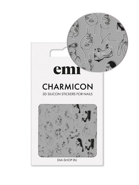 №172 Charmicon 3D Silicone Stickers Скетч