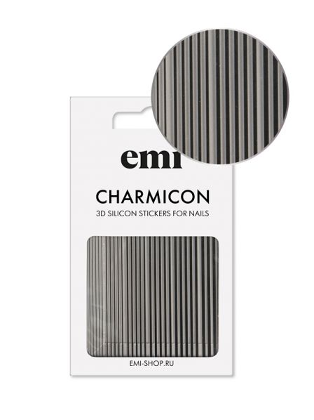 №162 Charmicon 3D Silicone Stickers Линии черные
