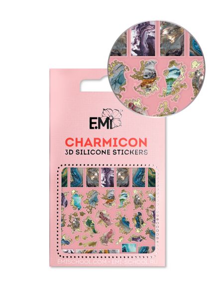 №142 Charmicon 3D Silicone Stickers Мрамор