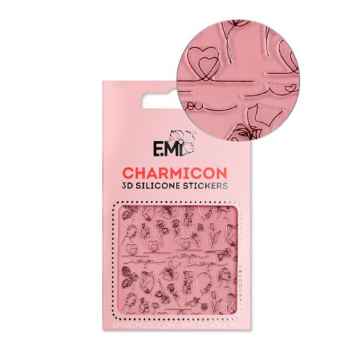 №121 Charmicon 3D Silicone Stickers Любовь