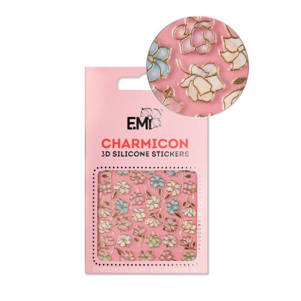 №136 Charmicon 3D Silicone Stickers Магнолии и лилии